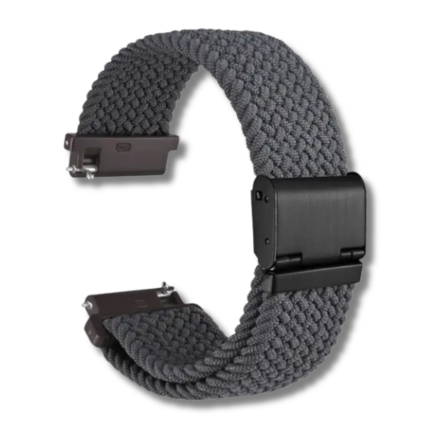 Dark Gray Nylon Watch Band